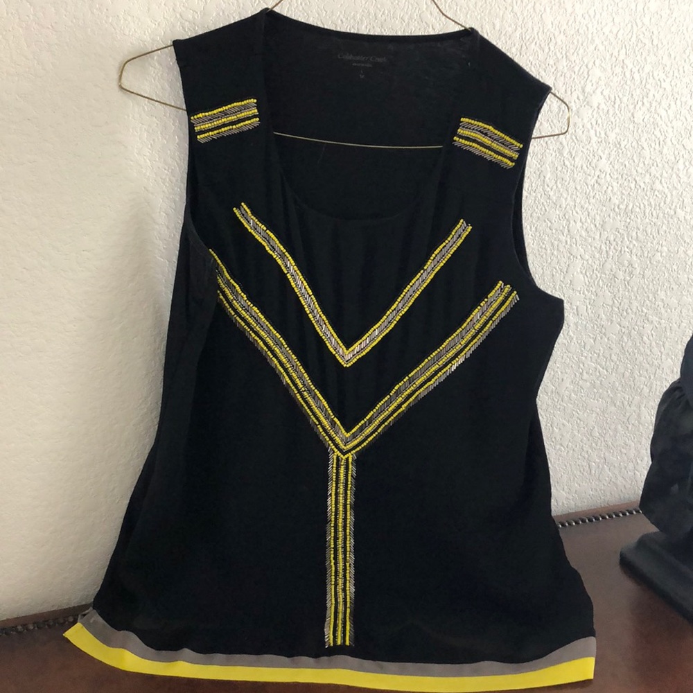 Coldwater  Creek  beautiful beaded top